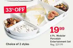 Kitchen Stuff Plus Modular Porcelain Entertainment Set offer