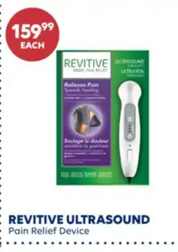 Wellwise by Shoppers REVITIVE ULTRASOUND Pain Relief Device offer