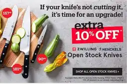 Kitchen Stuff Plus Open Stock Knives offer