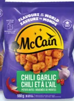 Walmart McCain chili garlic potato bites 550 g offer