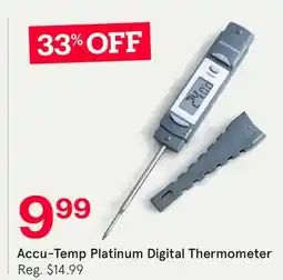Kitchen Stuff Plus Accu-Temp Platinum Digital Thermometer offer