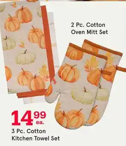 Kitchen Stuff Plus 3 Pc. Cotton Kitchen Towel Set offer