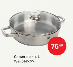 Kitchen Stuff Plus Casserole-4 L offer