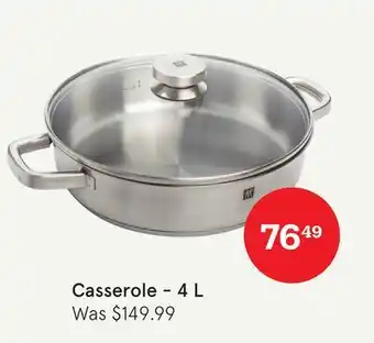 Kitchen Stuff Plus Casserole-4 L offer