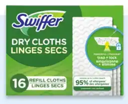 Walmart Swiffer Sweeper dry cloths 16s offer