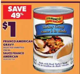Independent City Market FRANCO AMERICAN GRAVY, 284 ML offer
