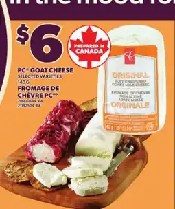 Independent City Market PC GOAT CHEESE, 140 G offer