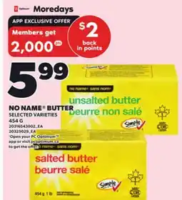 Independent City Market NO NAME BUTTER, 454 G offer