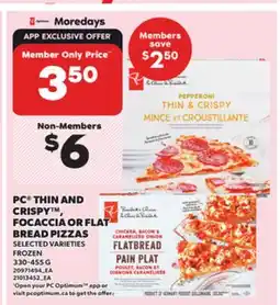 Independent City Market PC THIN AND CRISPY , FOCACCIA OR FLAT BREAD PIZZAS, 330-455 G offer