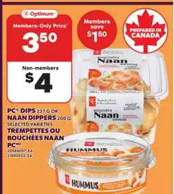 Independent City Market PC DIPS, 227 G OR NAAN DIPPERS, 200 G offer