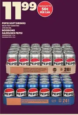 Independent City Market PEPSI SOFT DRINKS, 24X355 ML offer
