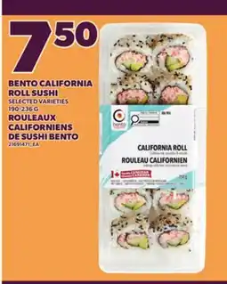 Independent City Market BENTO CALIFORNIA ROLL SUSHI, 190-236 G offer