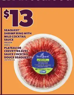 Independent City Market SEAQUEST SHRIMP RING WITH MILD COCKTAIL SAUCE, 454 G offer