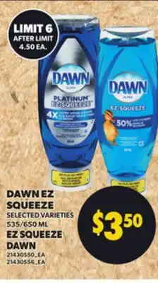 Independent City Market DAWN EZ SQUEEZE, 535/650 ML offer
