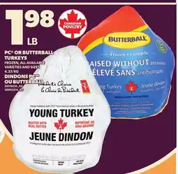 Independent City Market PC OR BUTTERBALL TURKEYS offer
