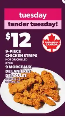Independent City Market 9-PIECE CHICKEN STRIPS, 870 G offer