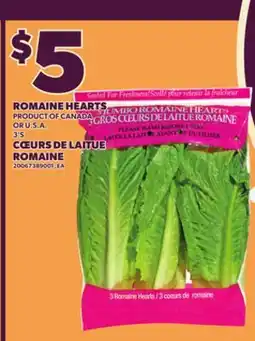 Independent City Market ROMAINE HEARTS, 3'S offer