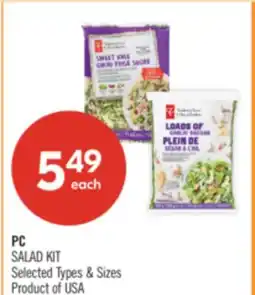 Shoppers Drug Mart PC SALAD KIT offer