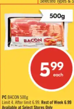 Shoppers Drug Mart PC BACON offer