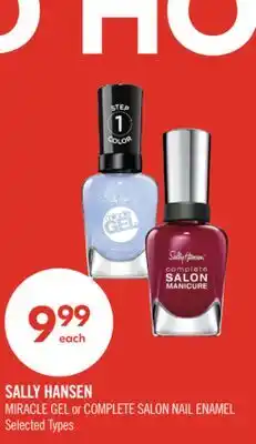Shoppers Drug Mart SALLY HANSEN MIRACLE GEL or COMPLETE SALON NAIL ENAMEL offer