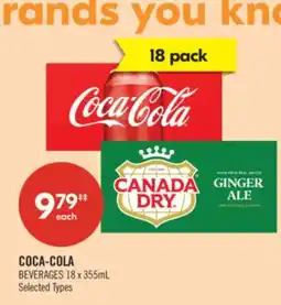 Shoppers Drug Mart COCA-COLA BEVERAGES offer