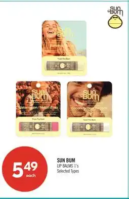 Shoppers Drug Mart SUN BUM LIP BALMS offer