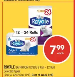 Shoppers Drug Mart ROYALE BATHROOM TISSUE offer