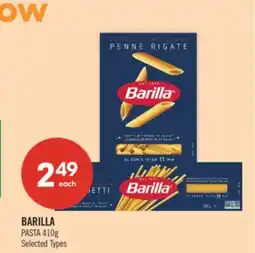 Shoppers Drug Mart BARILLA PASTA offer