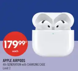 Shoppers Drug Mart APPLE AIRPODS 4th GENERATION with CHARGING CASE offer