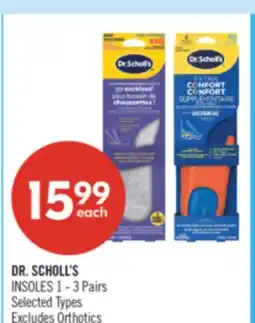 Shoppers Drug Mart DR. SCHOLL'S INSOLES offer