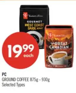 Shoppers Drug Mart PC GROUND COFFEE offer