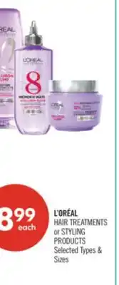 Shoppers Drug Mart L'ORÉAL HAIR TREATMENTS or STYLING PRODUCTS offer