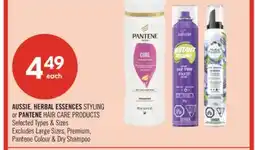 Shoppers Drug Mart AUSSIE, HERBAL ESSENCES Styling or PANTENE Hair Care Products offer