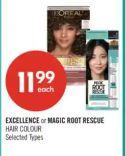 Shoppers Drug Mart EXCELLENCE or MAGIC ROOT RESCUE HAIR COLOUR offer