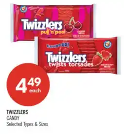 Shoppers Drug Mart TWIZZLERS CANDY offer