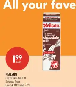 Shoppers Drug Mart NEILSON CHOCOLATE MILK 1L offer