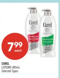 Shoppers Drug Mart CUREL LOTIONS 480mL offer