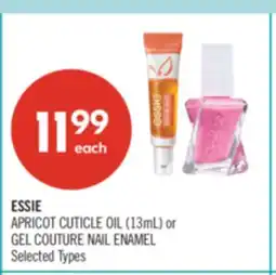 Shoppers Drug Mart ESSIE APRICOT CUTICLE OIL (13mL) or GEL COUTURE NAIL ENAMEL offer