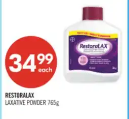 Shoppers Drug Mart RESTORALAX LAXATIVE POWDER offer