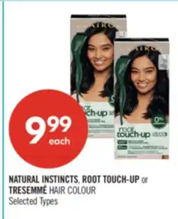 Shoppers Drug Mart NATURAL INSTINCTS, ROOT TOUCH-UP or TRESEMMÉ HAIR COLOUR offer