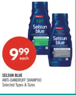Shoppers Drug Mart SELSUN BLUE SHAMPOO ANTI-DANDRUFF offer