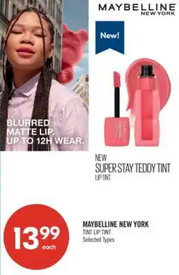 Shoppers Drug Mart MAYBELLINE NEW YORK TINT LIP TINT offer