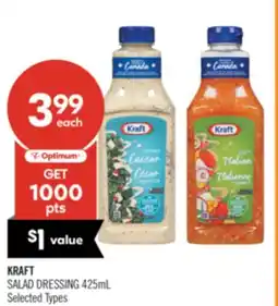 Shoppers Drug Mart KRAFT SALAD DRESSING offer