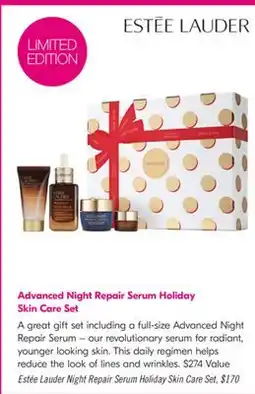 Shoppers Drug Mart Estée Lauder Night Repair Serum Holiday Skin Care Set offer
