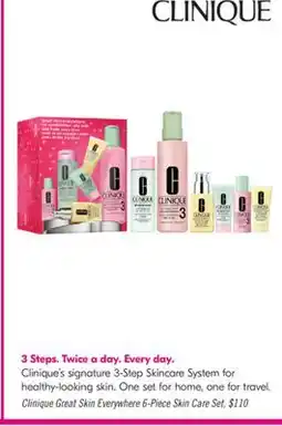 Shoppers Drug Mart Clinique Great Skin Everywhere 6-Piece Skin Care Set offer