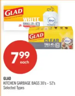 Shoppers Drug Mart GLAD KITCHEN GARBAGE BAGS offer