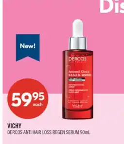 Shoppers Drug Mart VICHY DERCOS ANTI HAIR LOSS REGEN SERUM offer