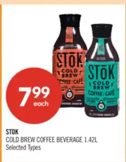 Shoppers Drug Mart STOK COLD BREW COFFEE BEVERAGE offer