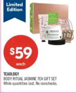 Shoppers Drug Mart TEAOLOGY BODY RITUAL JASMINE TEA GIFT SET offer