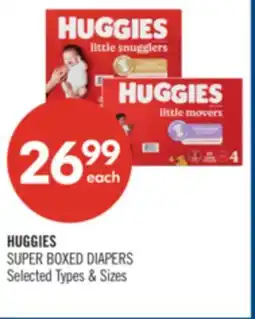 Shoppers Drug Mart HUGGIES SUPER BOXED DIAPERS offer